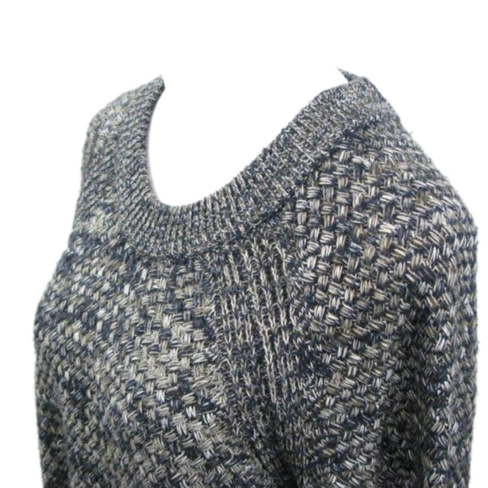 Universal Thread Black/Gray Crew Neck Sweater Siz… - image 2